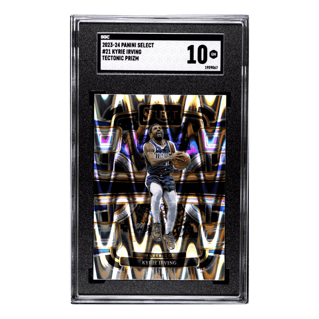 Kyrie Irving SGC 10 2023-24 Panini Select Tectonic Prizm #21