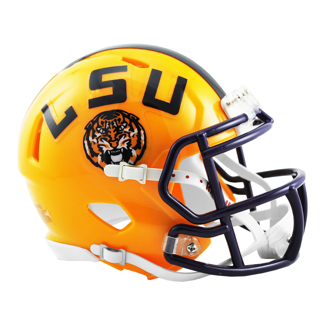 LSU Tigers Speed Riddell Mini Football Helmet