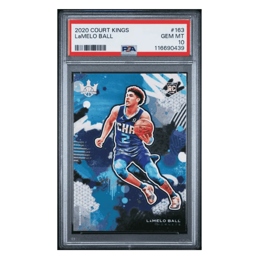 LaMelo Ball PSA 10 2020 Panini Court Kings Rookie RC Card #163