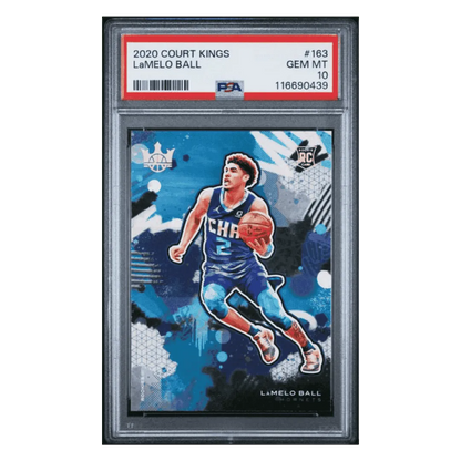 LaMelo Ball PSA 10 2020 Panini Court Kings Rookie RC Card #163