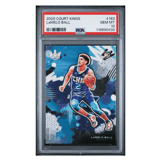 LaMelo Ball PSA 10 2020 Panini Court Kings Rookie RC Card #163