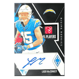 Ladd McConkey 2024 Panini Phoenix Jersey Patch RPA #d/3 Logo Tag Card #RRAJ-LMY