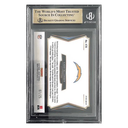 Ladd McConkey BGS 9.5 2024 Panini Select Prizm Tie Dye Rookie RC #d/ 25 Card #478