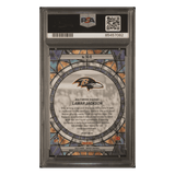 Lamar Jackson PSA 10 2023 Panini Mosaic Stained Glass Card #SG6