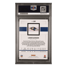 Lamar Jackson PSA 9 2018 Panini Canvas Rookie RC Card #309