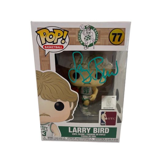 Larry Bird Boston Celtics Autographed Funko Pop - Beckett COA