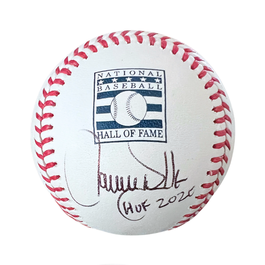 Larry Walker St Louis Cardinals Autographed Hall of Fame Baseball with Inscription- MLB COA