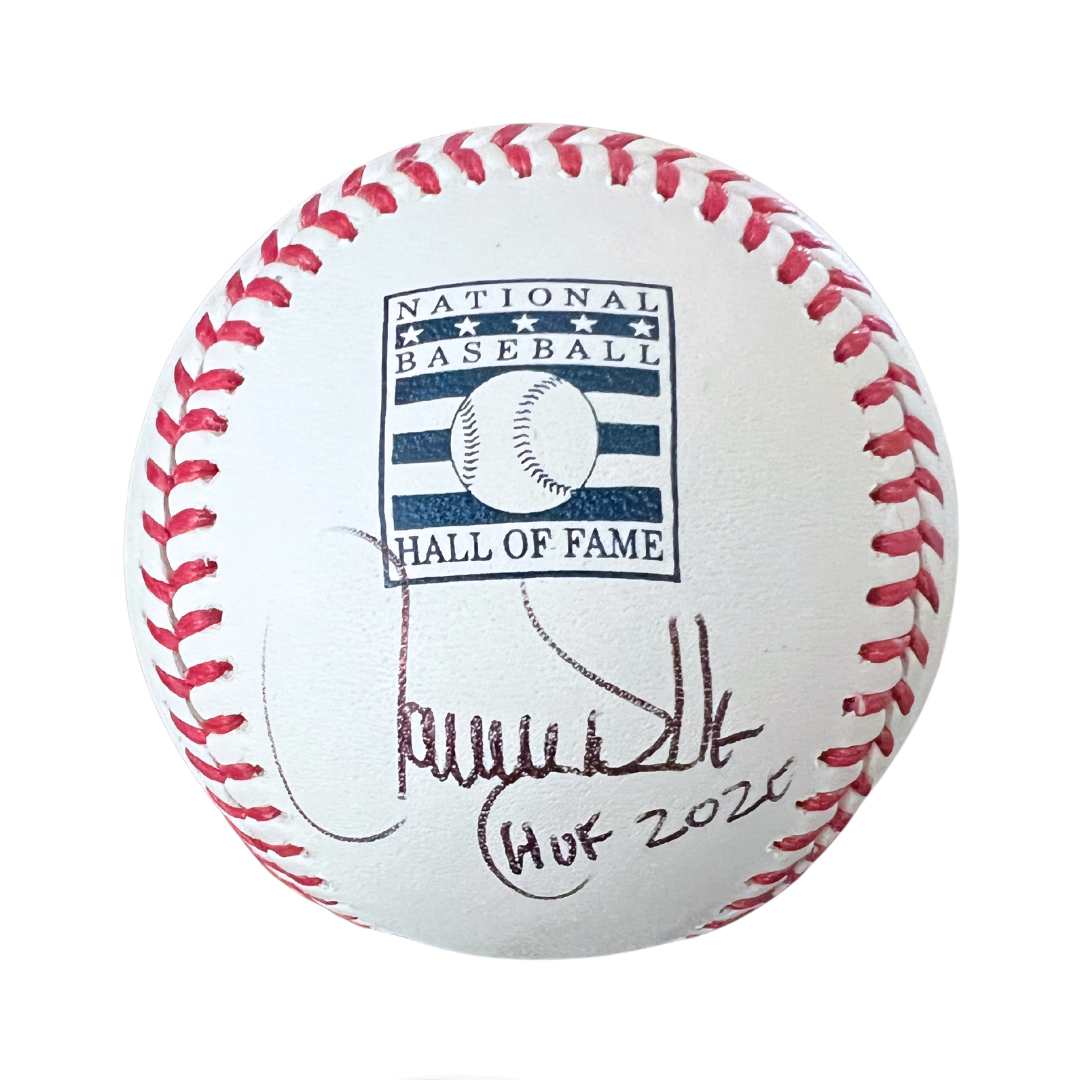 Larry Walker St Louis Cardinals Autographed Hall of Fame Baseball with Inscription- MLB COA
