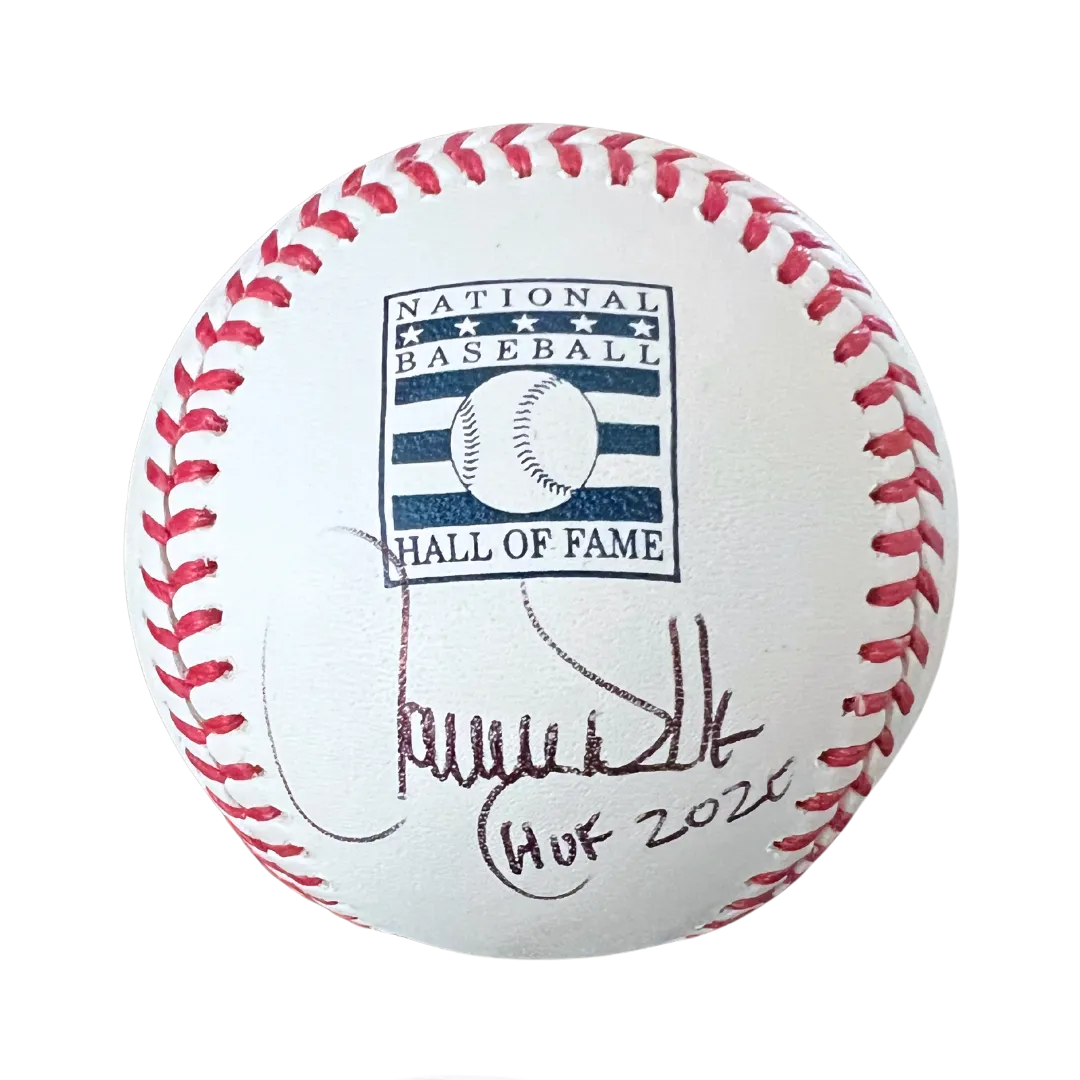 Larry Walker St Louis Cardinals Autographed Hall of Fame Baseball with Inscription- MLB COA
