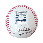
Larry Walker St Louis Cardinals Autographed Hall of Fame Baseball with Inscription- MLB COA — Front
