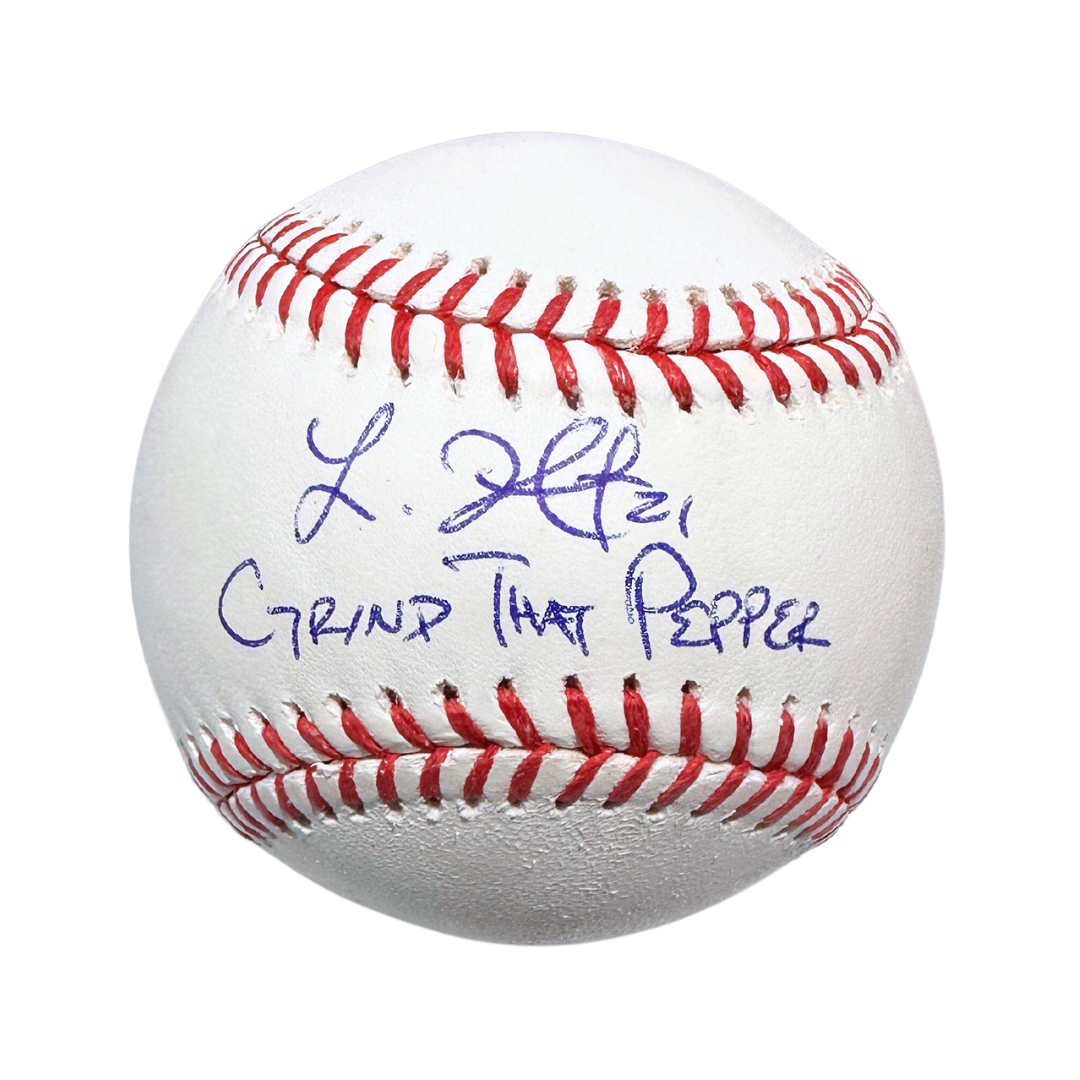 Lars Nootbaar St Louis Cardinals Autographed Baseball w/ "Grind that Pepper" Inscription - JSA COA