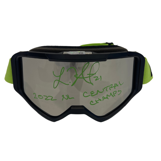 Lars Nootbaar St Louis Cardinals Autographed Team Issued Celebration Goggles w/ Inscription - JSA COA