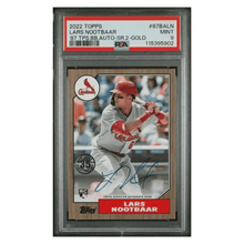 Lars Nootbaar PSA 9 2022 Topps '87 Topps Certified Autograph Issue Rookie RC #d/ 50 Card #87BALN