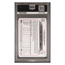 Lars Nootbaar PSA 9 2022 Topps Chrome Sonic Blue Yellow Sonic Refractor Rookie RC #d /75 Card #19