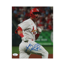 Lars Nootbaar St Louis Cardinals Autographed 8x10 Base Running Photo - JSA COA