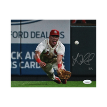 Lars Nootbaar St Louis Cardinals Autographed 8x10 Diving Photo - JSA COA