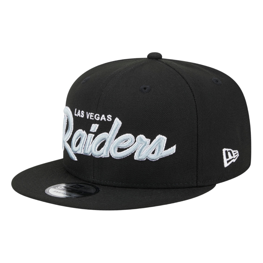 Las Vegas Raiders Evergreen Script 9FIFTY Snapback Hat