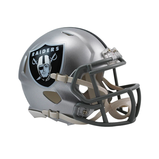 Las Vegas Raiders Speed Riddell Mini Football Helmet
