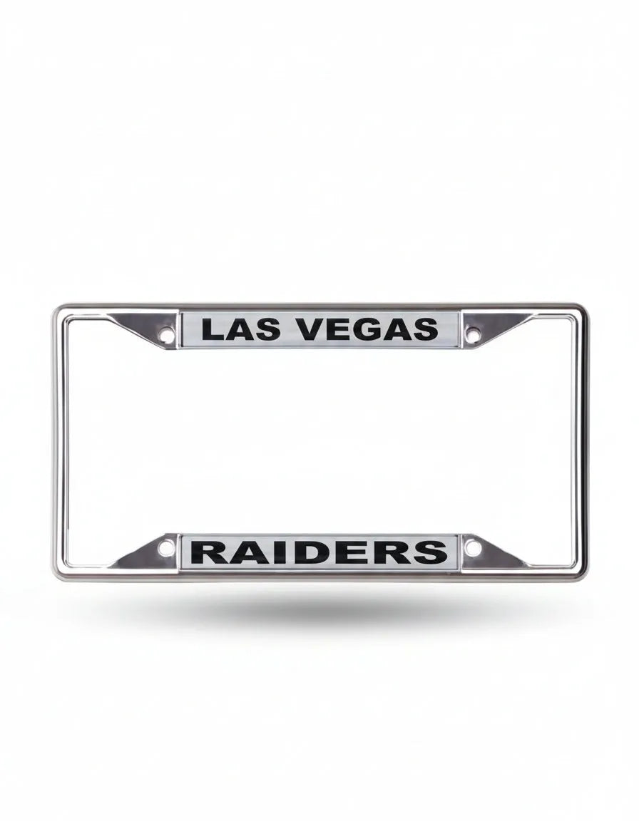 Las Vegas Raiders Metal License Plate Frame