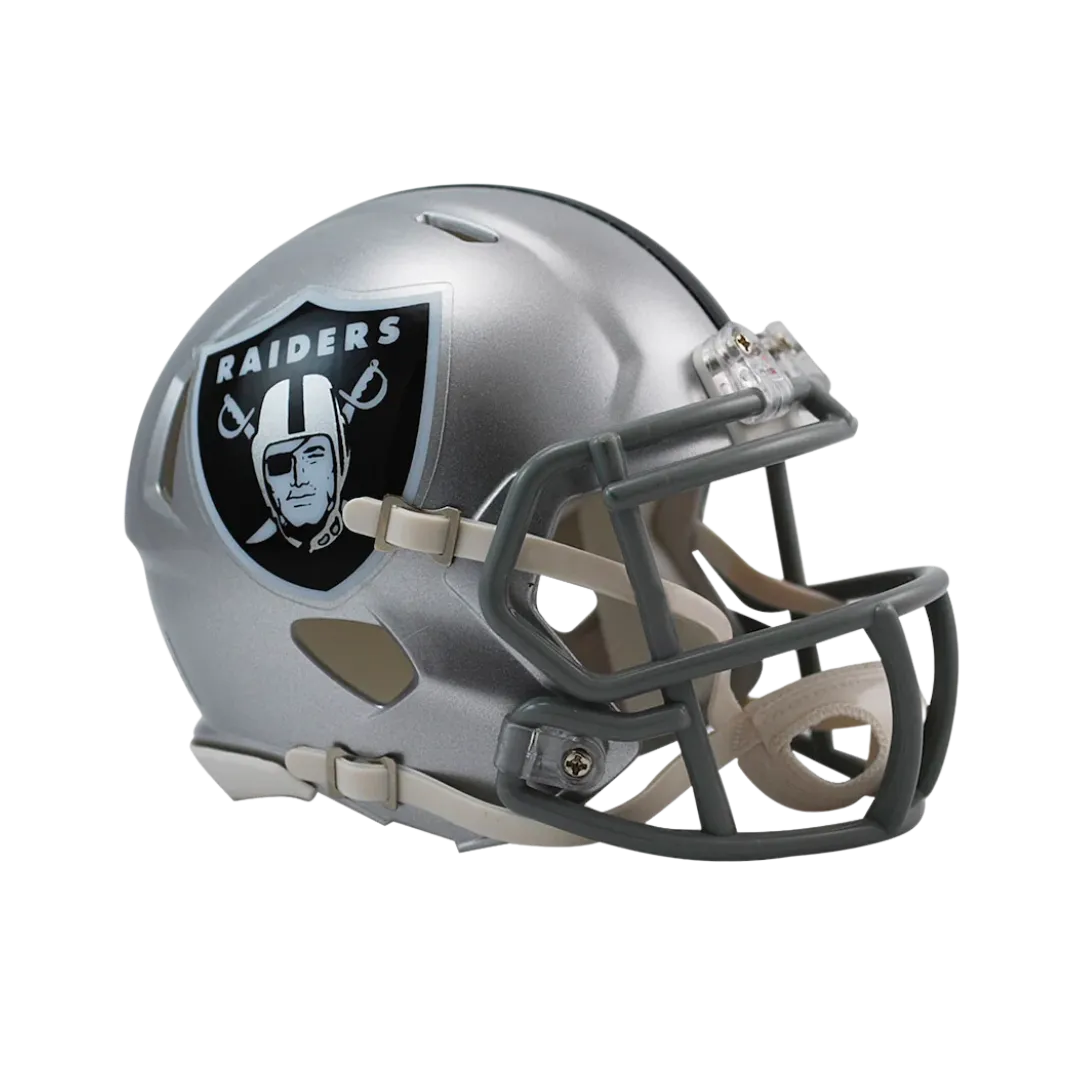 Las Vegas Raiders Speed Riddell Mini Football Helmet