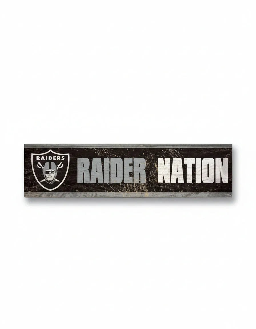 Las Vegas Raiders Wooden Magnet 1.5" x 6"