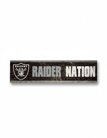 Las Vegas Raiders Wooden Magnet 1.5" x 6"