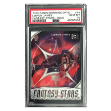 LeBron James PSA 10 2019 Panini Donruss Optic Fantasy Stars Holo Card #14