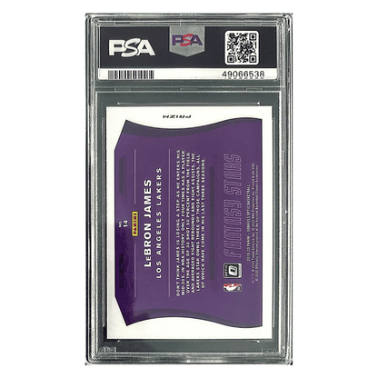 LeBron James PSA 10 2019 Panini Donruss Optic Fantasy Stars Holo Card #14