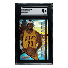 LeBron James SGC 9 2014-15 Panini Prizm Superstars Card #1