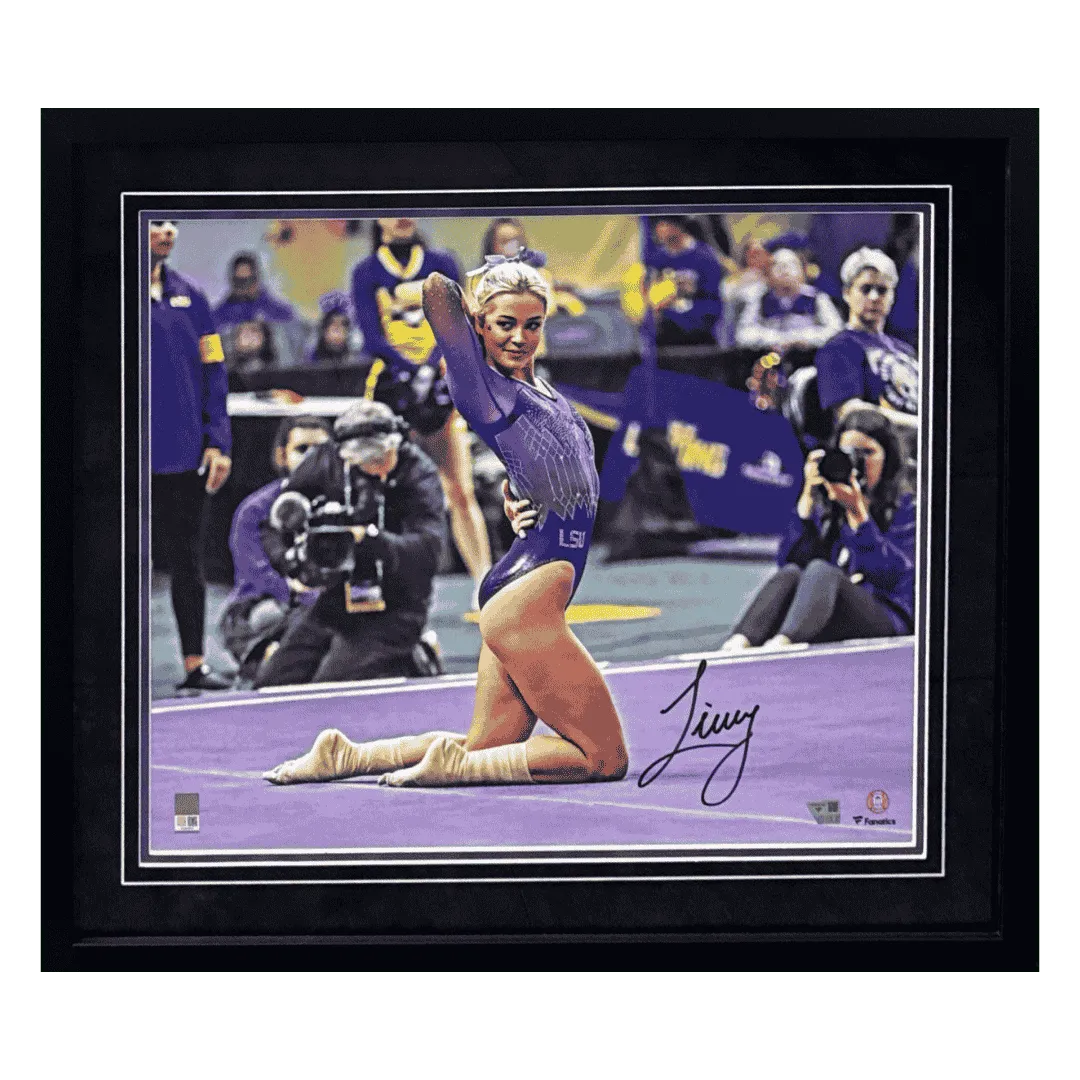 Livvy Dunn LSU Tigers Autographed Framed 16x20 Photo - Fanatics COA