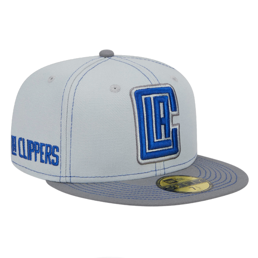 Los Angeles Clippers Gray Pop 59FIFTY Fitted Hat
