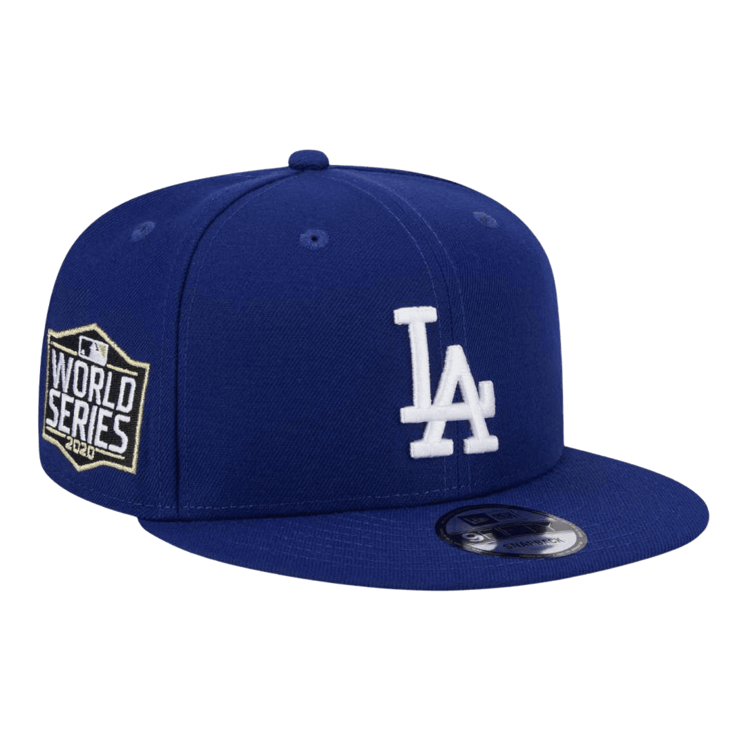 Los Angeles Dodgers 2020 World Series Patch New Era Blue 9FIFTY Adjustable Snapback Hat