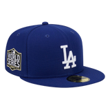 Los Angeles Dodgers 2020 World Series Side Patch New Era Royal 59FIFTY Fitted Hat
