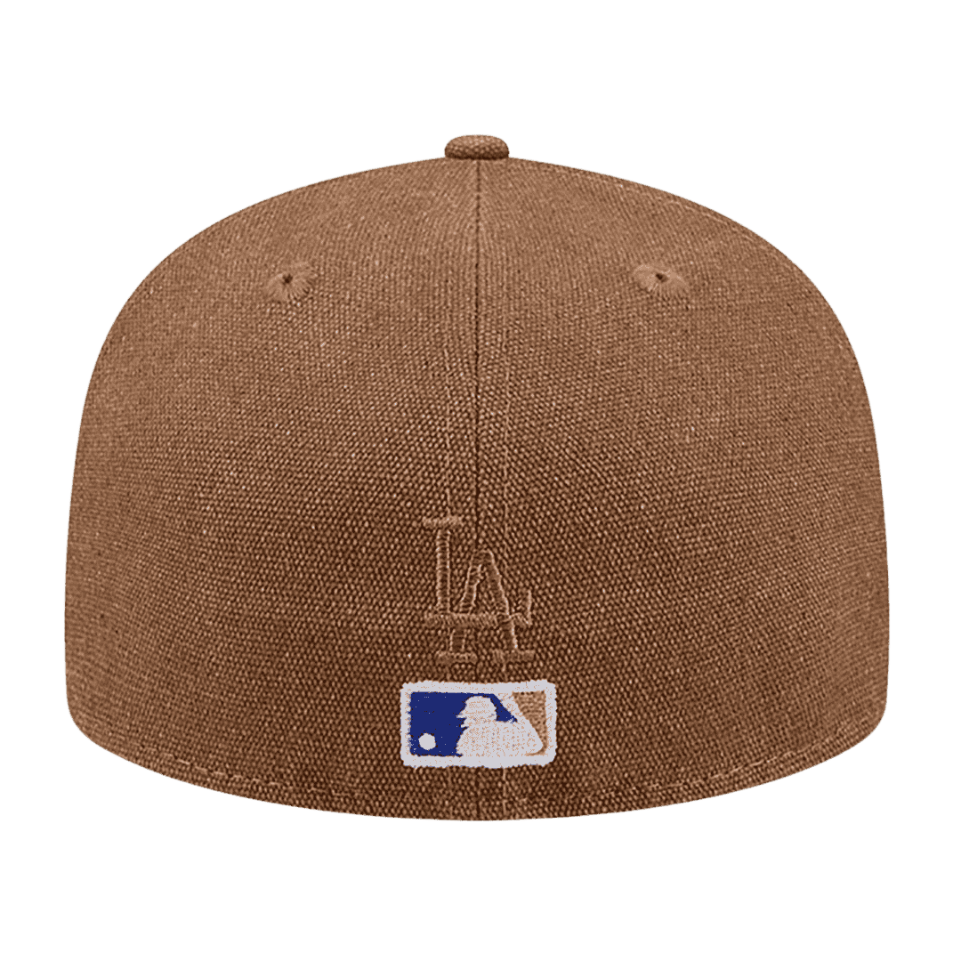 Los Angeles Dodgers Logo Scribble New Era Brown 59FIFTY Fitted Hat