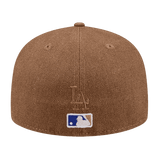 Los Angeles Dodgers Logo Scribble New Era Brown 59FIFTY Fitted Hat