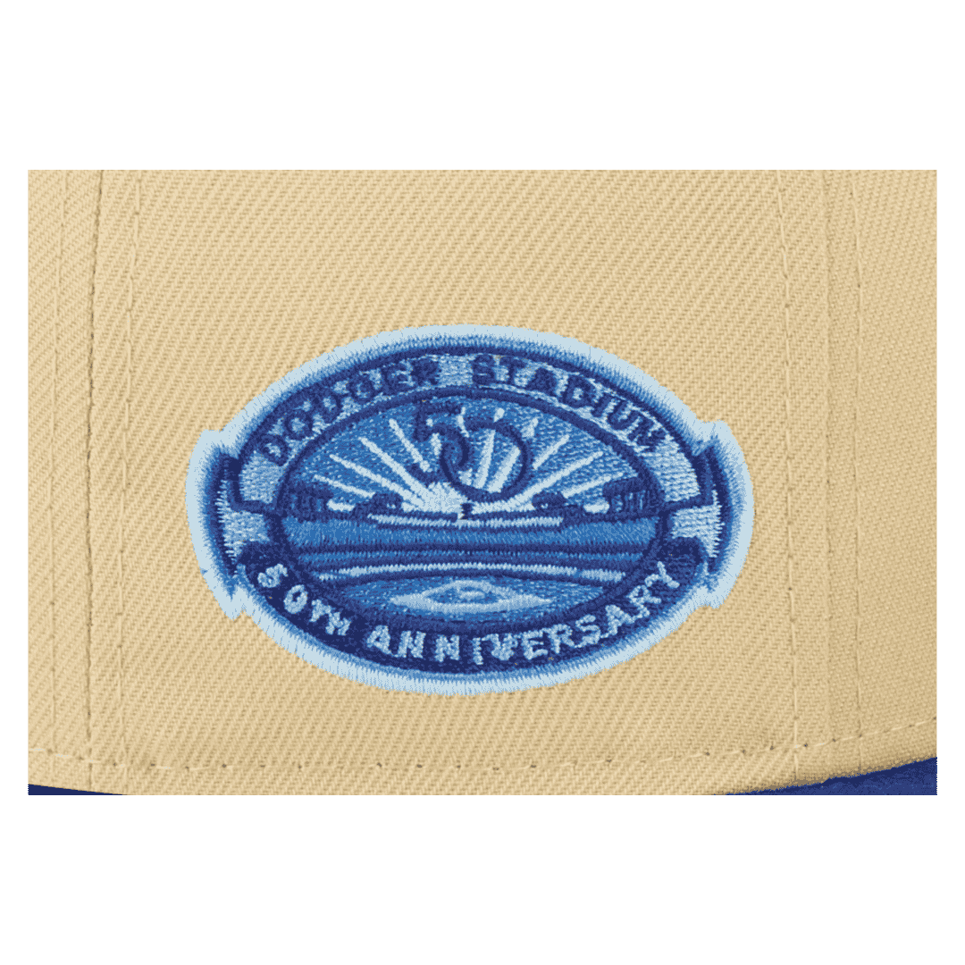 Los Angeles Dodgers Illusion New Era Tan/Blue 59FIFTY Fitted Hat