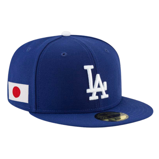 Los Angeles Dodgers Japan Flag 59FIFTY Fitted Hat