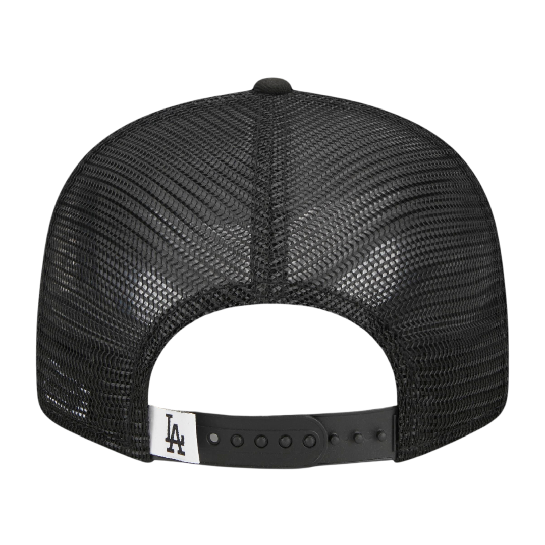 Los Angeles Dodgers Trucker Meshback New Era Black 9FIFTY Adjustable Snapback Hat