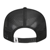Los Angeles Dodgers Trucker Meshback New Era Black 9FIFTY Adjustable Snapback Hat