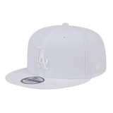 Los Angeles Dodgers White On White New Era 9FIFTY Adjustable Snapback Hat