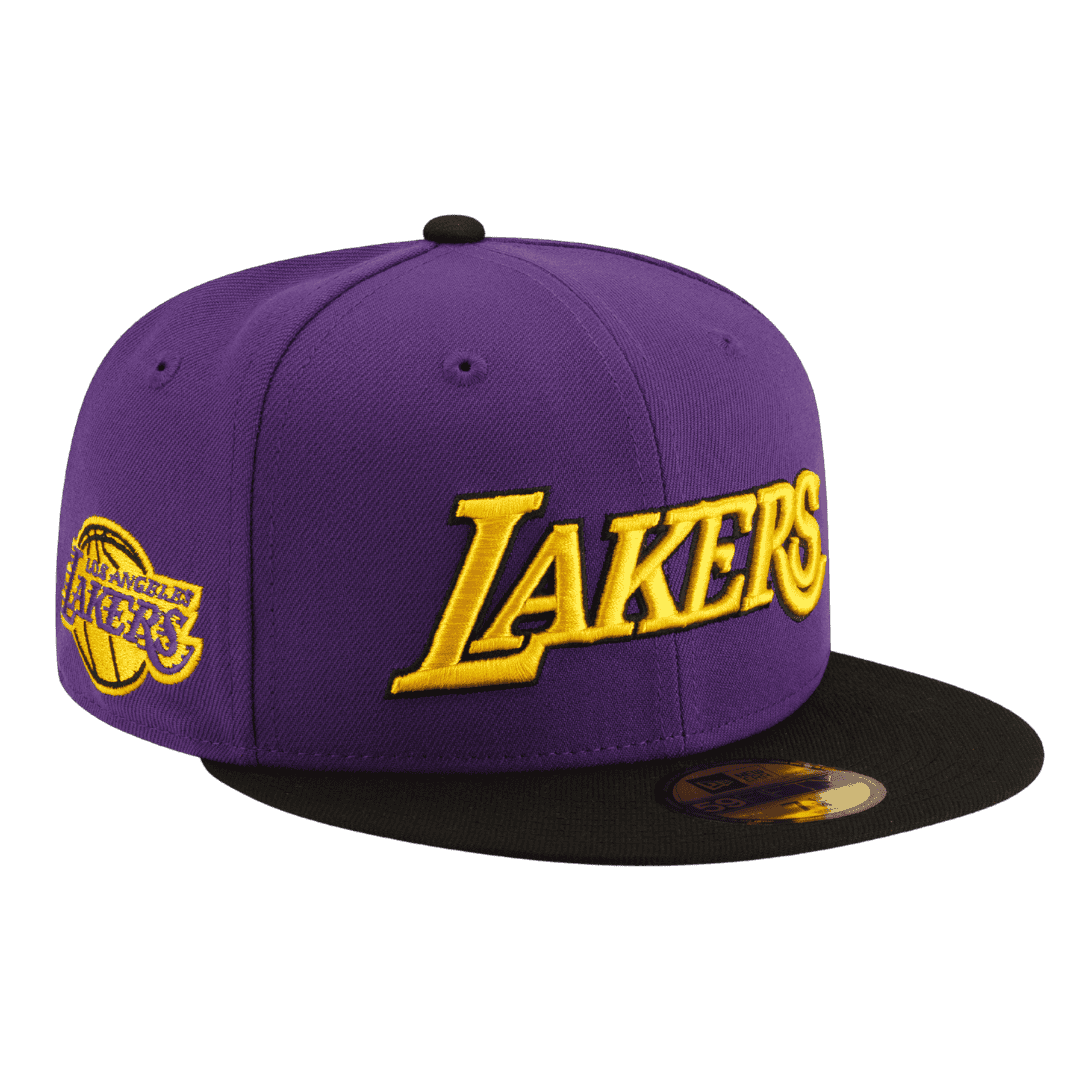 Los Angeles Lakers Statement 2Tone New Era Purple/Black 59FIFTY Fitted Hat