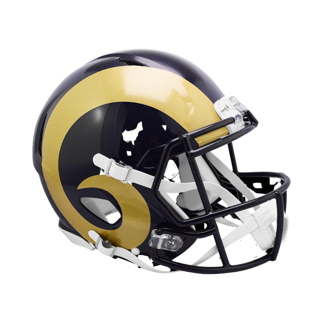 Los Angeles Rams 2000-2016 Speed Riddell Mini Football Helmet