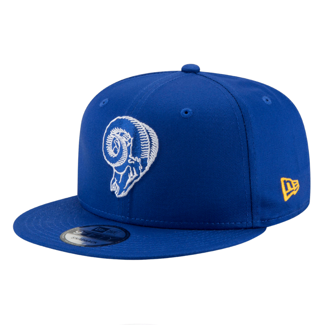 Los Angeles Rams Basic OTC Throwback Logo New Era 9FIFTY Adjustable Snapback Hat