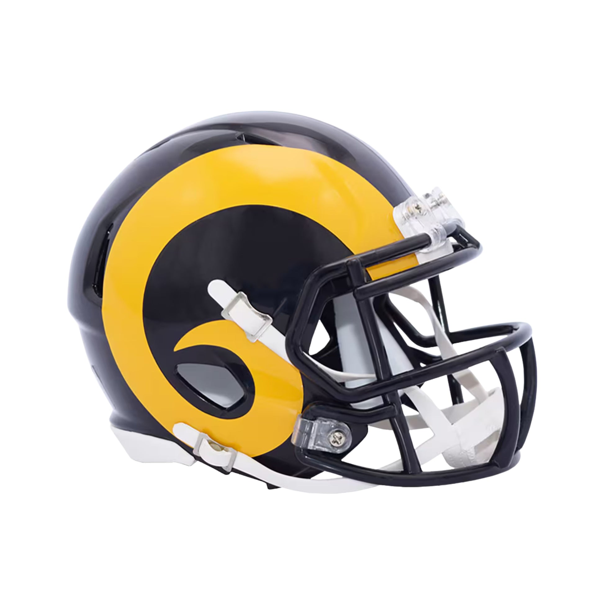 Los Angeles Rams 1981 to 1999 Throwback Speed Riddell Mini Football Helmet