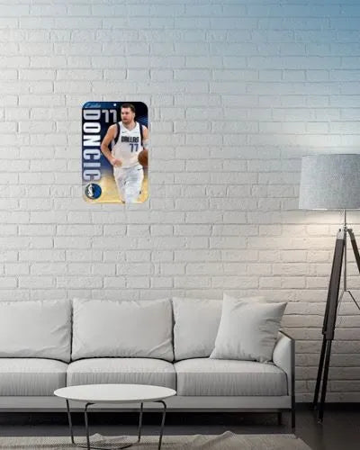 Luka Doncic Dallas Mavericks Plastic Player Clubhouse Sign