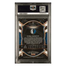 Luka Doncic PSA 10 2020 Panini Select Blue/White/Purple Cracked Ice Card #15