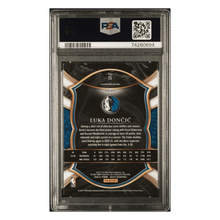 Luka Doncic PSA 10 2020 Panini Select Blue/White/Purple Cracked Ice Card #15