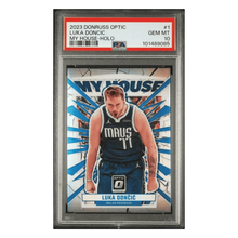 Luka Doncic PSA 10 2023 Panini Donruss Optic My House Holo Card #1