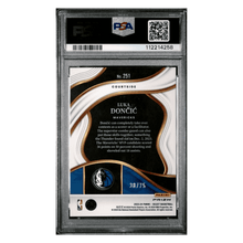Luka Doncic PSA 10 2023 Panini Select Blue Wave #d/ 75 Card #251