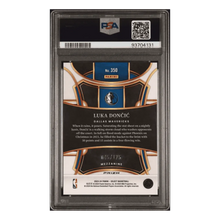Luka Doncic PSA 10 2023 Panini Select Purple Flash Card #350